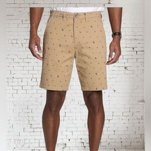JACHS Stretch Chino Shorts Sz 31 & 32 NWT | 9” Inseam Palm Surf Print Summer